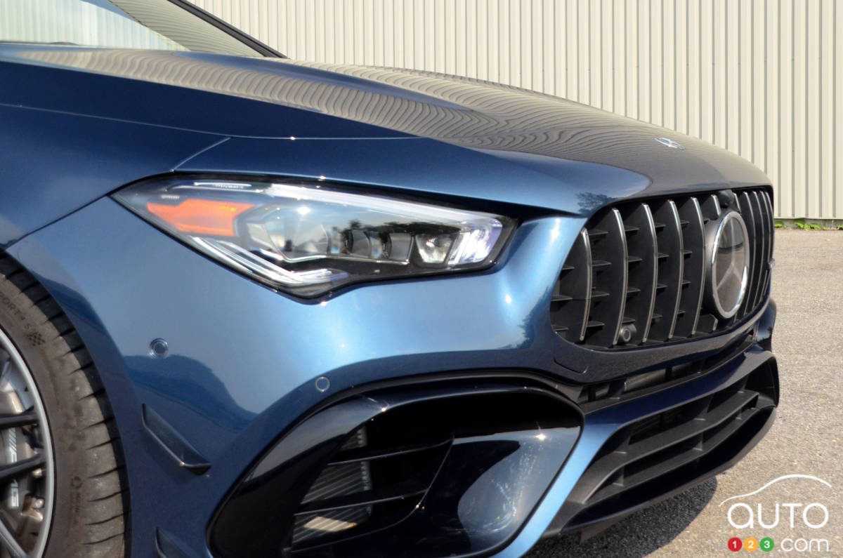 Mercedes-AMG CLA 45 4MATIC+ 2020,  phare, calandre